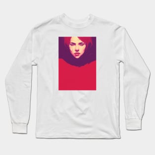 beautiful girl digital art - DESIGN Long Sleeve T-Shirt